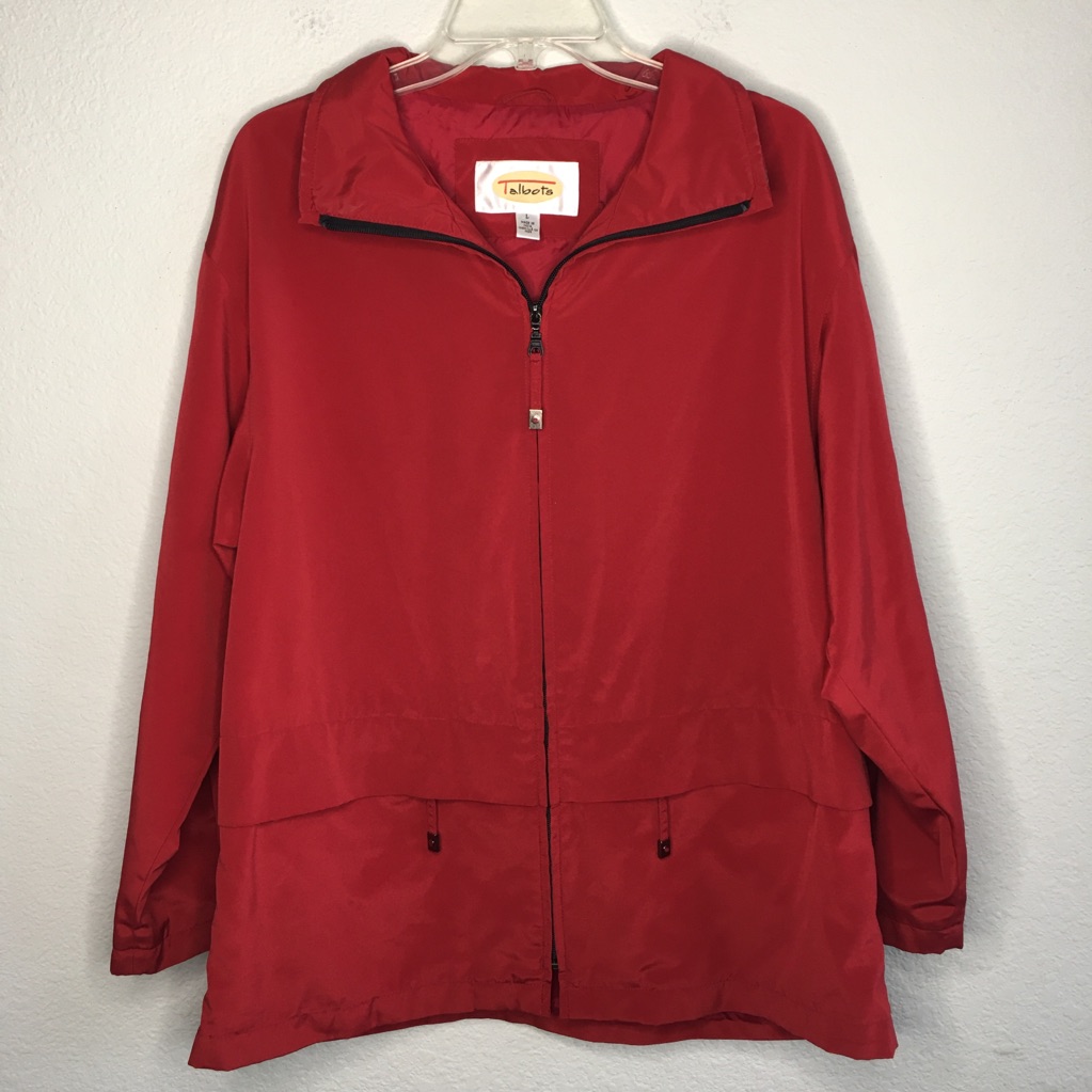 Talbots Cranberry Lined Jacket